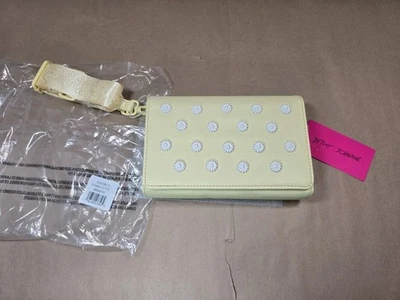 Bolso Bandolera BETSEY JOHNSON Daisy's Nuevo con Etiquetas Bolso sin asas Amarillo Floral Minorista $88 Foto 1 de 4