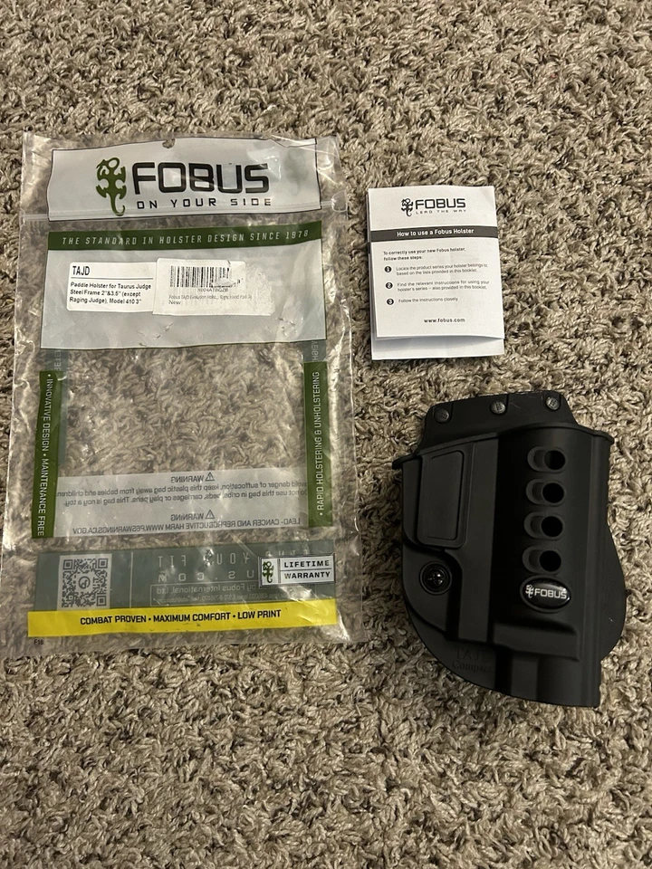 Fobus TAJD Evolution Holster for Taurus Judge Steel Frame only (except Raging Ju - Image 1 of 4