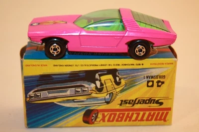 Caja de cerillas de la era 1970-1971 / Lesney Superfast Vauxhall Guildsman #40 en caja original Foto 1 de 4