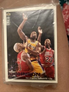 MICHAEL JORDAN, MAGIC... 1996-97 UD CC T1-T30 SEALED RARE GRAY BORDER - Picture 1 of 3