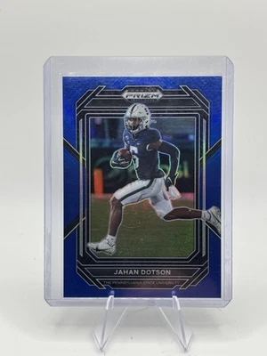 2023 Panini Prizm Draft Picks #44 Jahan Dotson Prizms Blue #/199 - Image 1 of 2