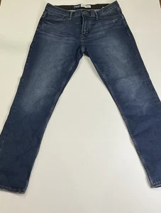 Old Navy Jeans Herren 34x30 Blau Denim Baumwolle Straight Slim Fit Dark Wash - Bild 1 von 6