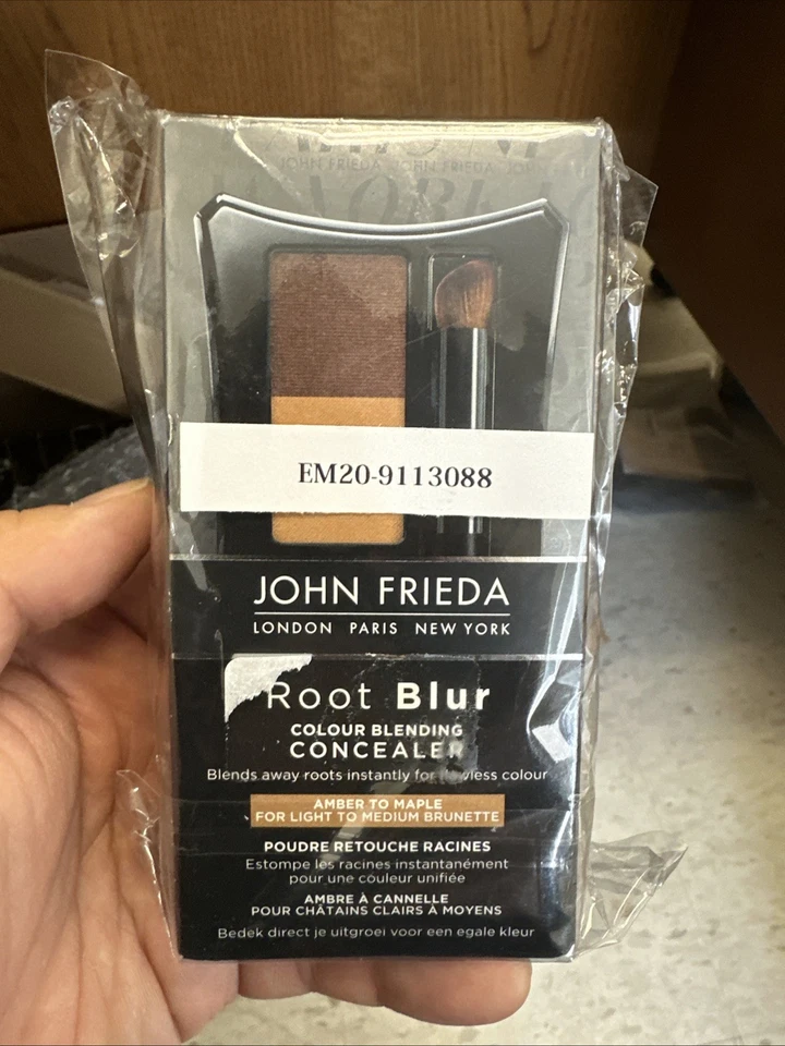 Lote de 2 Correctores de Color de Cabello John Frieda Desenfoque de Raíz ÁMBAR A ARCE Morena LEER Foto 1 de 4