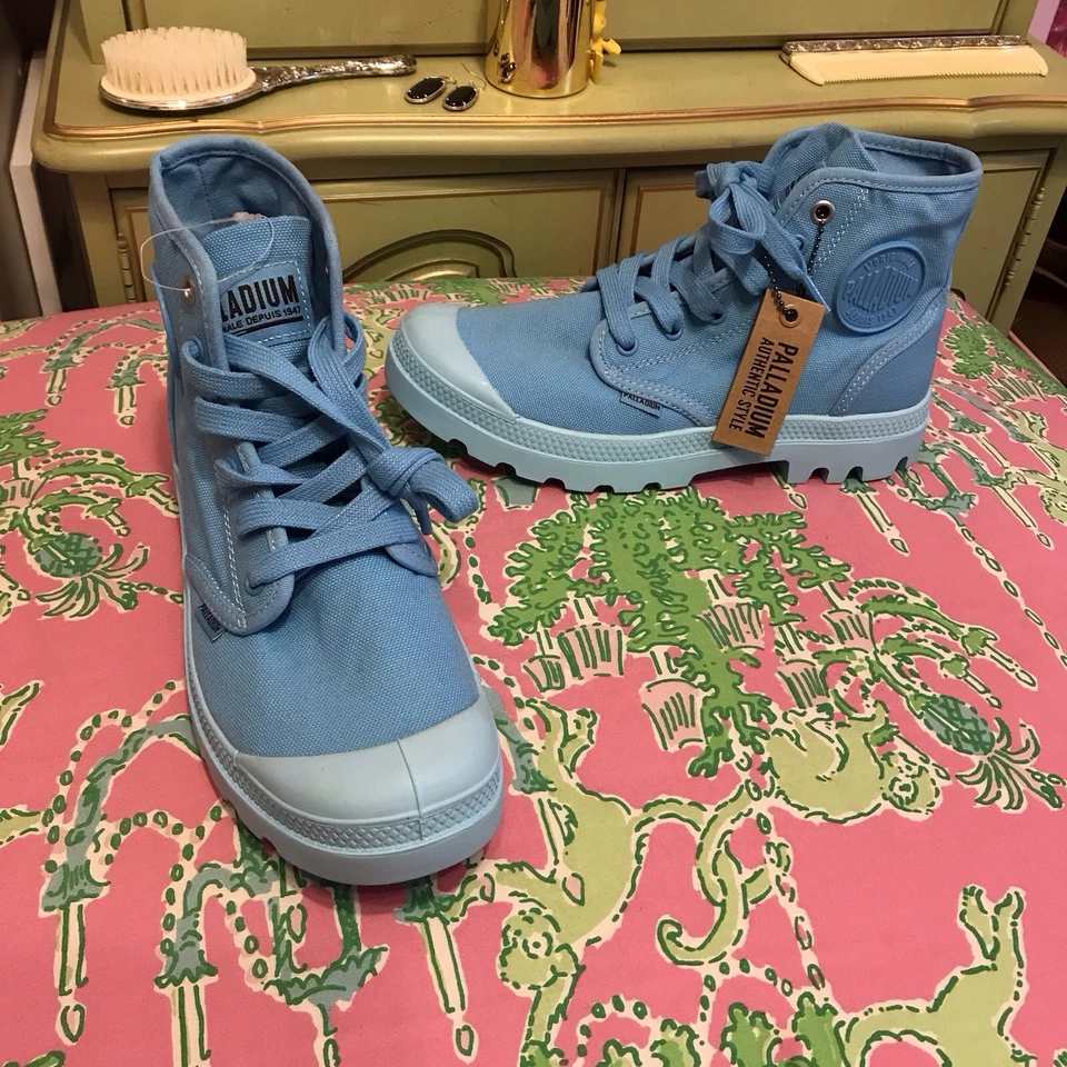 Botas Palladium Buceo Azul Niños 'Pampa HI V Varsity' Talla 6 Foto 1 de 4