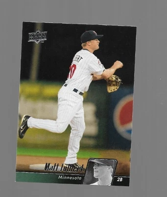 2010 Upper Deck Series 1 #309 Matt Tolbert Minnesota Twins - Image 1 of 2