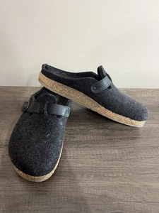 Zapatillas zuecos de lana gris carbón Haflinger para hombre GRIZZLY HECKLE 45/EE. UU. 12 - Imagen 1 de 13