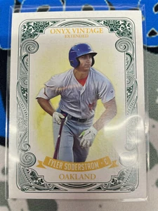 2021 Onyx Vintage Base #VETY Tyler Soderstrom - Oakland - Picture 1 of 1