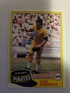 1981 TOPPS DON ROBINSON #168 EX/NM
