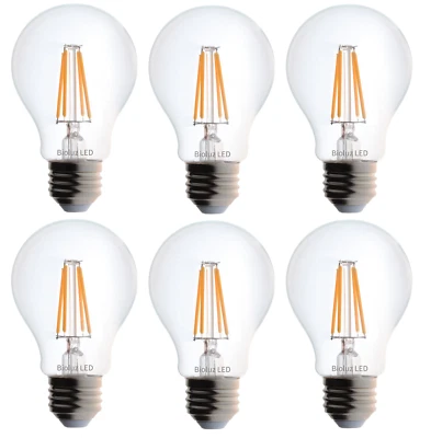 Bioluz LED Dimmable 40W Clear Edison Style Filament LED, A19 Light Bulb, Warm Wh - Image 1 of 4