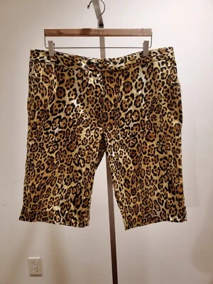 Jones New York Woman Stretch Animal Print Shorts 13 1/2" Inseam - Image 1 of 4