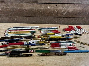 Vintage LOT Stifte Bleistifte Werbung Gas Öl Regierung Italien Kendall AAA Esso +++ - Bild 1 von 14