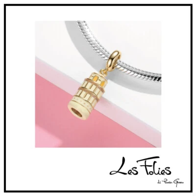 Charm Torre di Pisa in argento 925 - Les Folies - Immagine 1 di 4