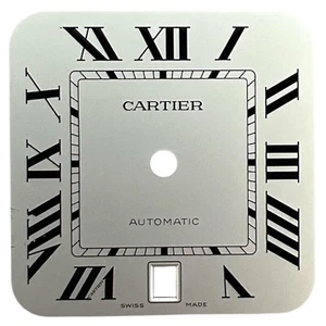 Original Cartier Santos 39,8 mm römisches Zifferblatt Silber WSSA0018 - Bild 1 von 4