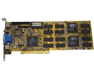 YAKUMO ALLIANCE AT25/AT3D VOODOO RUSH 4 MB EDO DRAM PCI GRAFIKKARTE VGA  #GK9646 - Picture 1 of 3