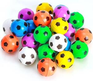 100 Bouncy Jet Balls Football 32mm Kids Gift Toy Party Bag Xmas Stocking Fillers