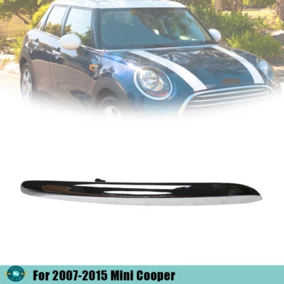 Black Rear Trunk Boot Handle Trim Chrome 51132753603 For Mini Cooper 2007-2015 Foto 1 de 4