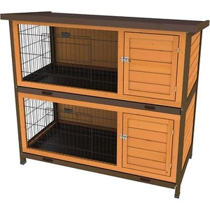 Ware Manufacturing Premium Plus Double Decker Hutch for Rabbits and Small Pets - Picture 1 of 4