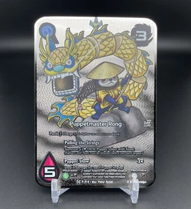 Day Zero Nostalgix TCG PuppetMaster Rong Limited Metal Card 1577/2150 - Picture 1 of 2