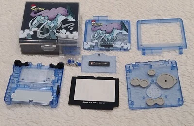 Nintendo Game Boy Advance SP Pokemon Suicune Replacement Shell And Custom Box - Image 1 of 4