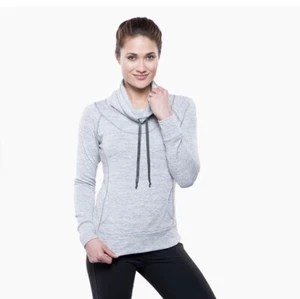 kuhl Lea Pullover Sweatshirt Windhals Asche grau Medium - Bild 1 von 7