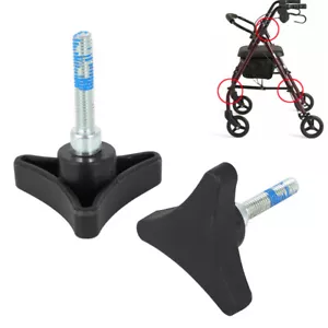 KNOB for WHEEL Assembly, 2 Pack Rollator Parts For Foldable Steel Rolling Walker - Picture 1 of 15
