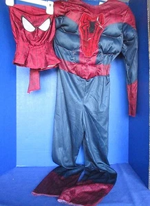 Marvel Comics SPIDER-MAN 2 Halloween Costume~MUSCLE CHEST~Boys Size Medium (7-8) - Picture 1 of 1