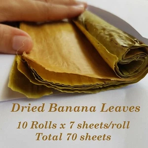 70x Dry Banana Leaves Thai Vintage Natural Roll Cigarette Paper Rolling Tobacco - Picture 1 of 12