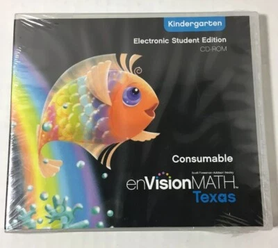enVisionMATH Texas Kindergarten Electronic Student Edition CD-Rom (PC/Mac) New  - Image 1 of 2