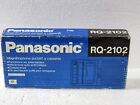 Vintage Panasonic RQ-2102 SlimLine magnetofon kasetowy z kablem zasilającym