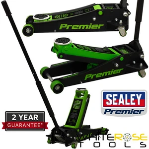 Sealey Trolley Jack Rocket Lift  Premier 3 Tonne Green - Picture 1 of 9