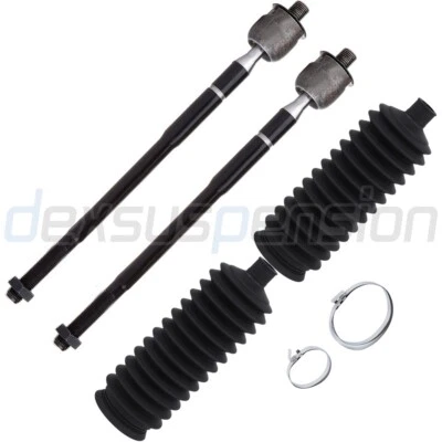 4x Fits 1998-2002 Chevrolet Prizm Front Steering Inner Tie Rod End Rack Bellow - Image 1 of 4