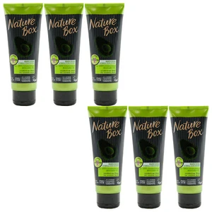 Nature Box Handcreme mit AVOCADO ÖL 6 x 75ml Vegan frei von Parabenen /Silikonen - Picture 1 of 1