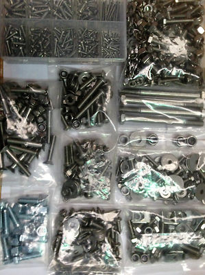Land Rover Series 2 & 2A UNF Nut Bolt Washer Kit – High Tensile Zinc Plated (UK Made)