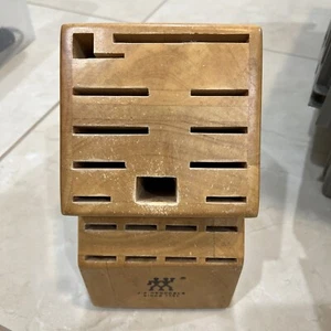 Zwilling JA Henckels Solid Wood Knife Block Holder 20 Slot - Picture 1 of 8