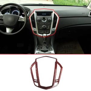 Wood Grain Center Console Navigation Frame Cover Trim For Cadillac SRX 2010-2012 - Picture 1 of 6