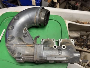 97 Yamaha  Gp760 GENUINE Exhaust Man & Muffler Header Pipe Manifold Turn - Picture 1 of 6
