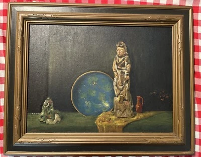 Listado de artistas tempranos de Texas - Miles Jefferson Early - óleo original Foto 1 de 4