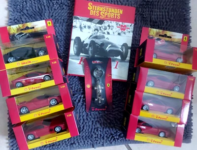 HotWheels Modellauto 1/38 - Shell V-Power  - Konvolent 8Stk. Ferrari Mod - Bild 1 von 4