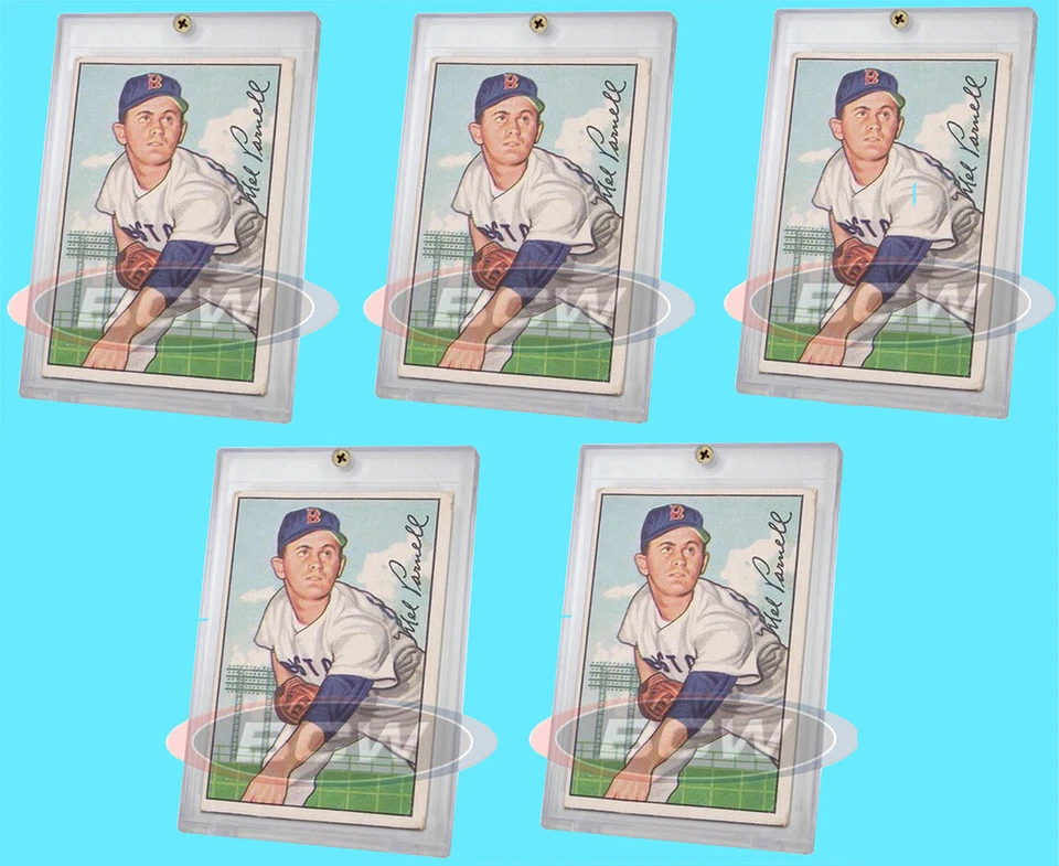 5 PRO MOLD 1952-1956 TOPPS 1-SCREW SCREWDOWN Baseball Card Vintage UV Case 52-56 - Image 1 of 1