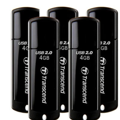 5 Pk Transcend 4GB Jetflash 350 2.0 USB памяти флэш-ручка флэш-накопитель - Изображение 1 из 4