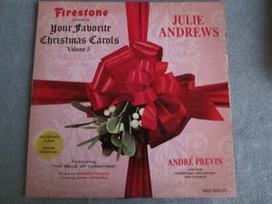 Julie Andrews Your Favorite Christmas Carols Volume 5 Firestone 33 1/3 lp - Picture 1 of 8
