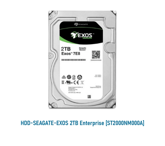 HDD-SEAGATE-EXOS 2TB Enterprise [ST2000NM000A] - Image 1 of 1