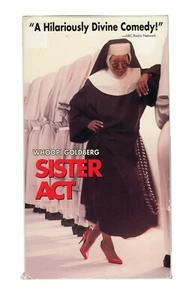 Sister Act VINTAGE VHS Cassette Whoopi Goldberg Harvey Keitel Maggie Smith - Picture 1 of 2