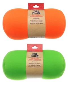 Contour Bead Filled Tube Pillow / Comfort Nackenkissen. Reise & Camping. Neon - Bild 1 von 5