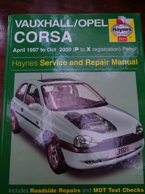 Vauxhall/Opel Corsa April 1997 to Oct 2000 Petrol (P to X Reg) Petrol. Haynes - Image 1 of 4