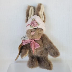 Vintage Boyds Bears Lucinda De La Fleur braun Plüsch Gelenke beweglicher Hase 8 Zoll - Bild 1 von 9