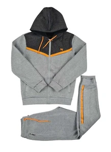 MX Kids Heavy Thick Tracksuit Set – Boys Zip Hoodie & Joggers – Warm Fleece Line - Picture 1 of 29