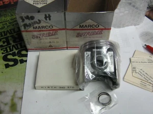 Vintage Snowmobile Hirth 260R 338 twin +.std bore piston marco same= 2044 psX2 - Picture 1 of 1