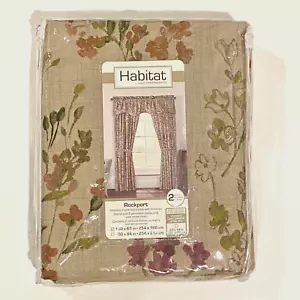 Hábitat By Commonwealth "Rockport" Dos Postes Top 50"x 63" Paneles con Corbatas Nuevo - Imagen 1 de 5