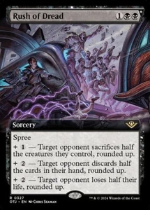 MTG RUSH OF DREAD 327 FOIL EXC - SCARICA DI TERRORE - OTJ X EN - MAGIC - Bild 1 von 1